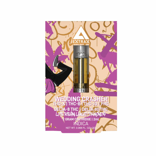 Extrax THC-X THC-B PHC Vape Cartridge Wedding Crasher 2g