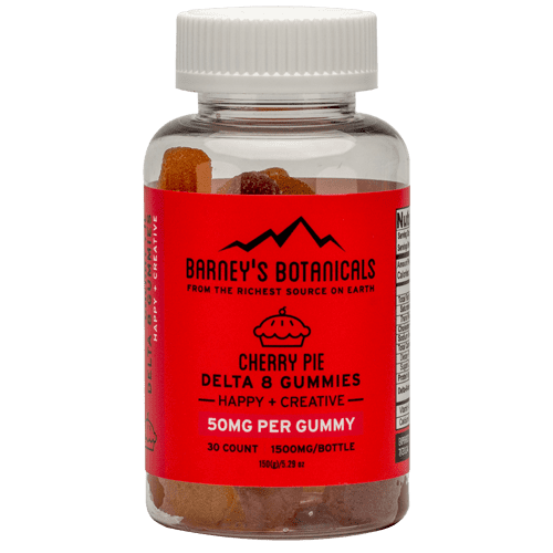 Barneys Botanicals 50mg Delta 8 Gummies Cherry Pie