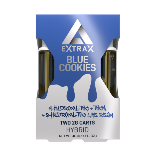 Extrax THC-M Duo Cartridges Blue Cookies 2g