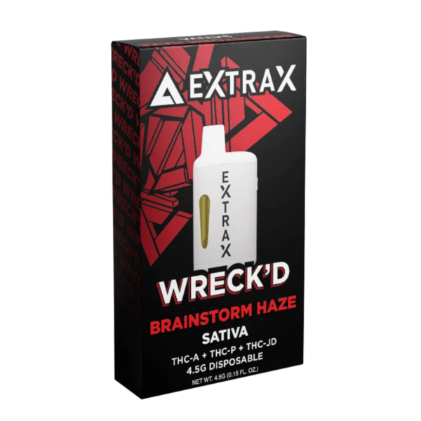 Extrax Wreck'd THCA Disposable - Brainstorm Haze - 4.5g