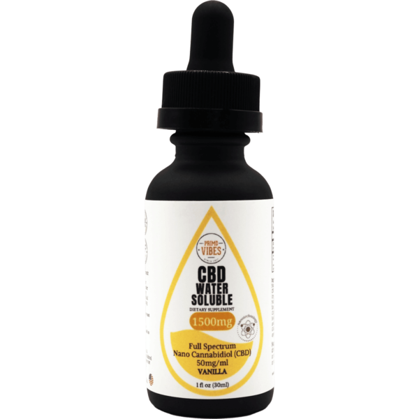 Primo Vibes CBD Nano Water Soluble 1500mg - Vanilla