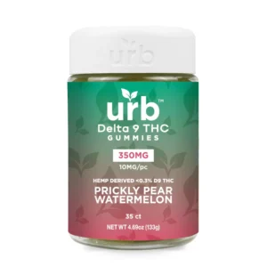 Urb Delta 9 Gummies 10mg - Prickly Pear Watermelon