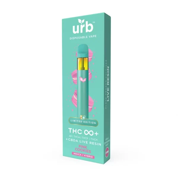 Urb THC Infinity+ 3g Disposable - Pink Cookies