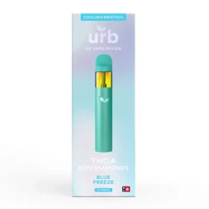 Urb THCA Iced Diamonds Disposable 3g - Blue Freeze