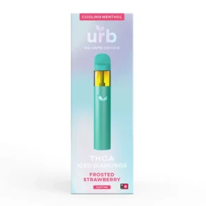 Urb THCA Iced Diamonds Disposable 3g - Frosted Strawberry