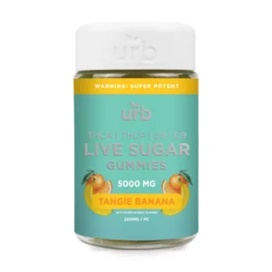 Urb Live Sugar Gummies 5000mg - Tangie Banana