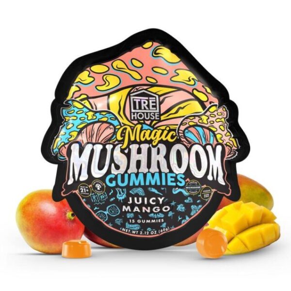 TRĒ House Magic Mushroom Gummies - Juicy Mango