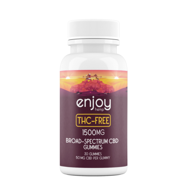 Enjoy Broad Spectrum CBD Gummies 1500mg - THC Free