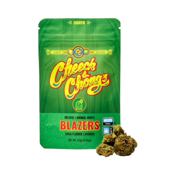 Cheech & Chong's Blazers THCA Flower 3.5g - Gelato and Animal Mints