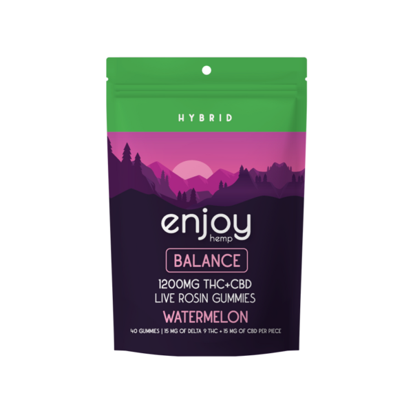 Enjoy Delta 8 THC/CBD Gummies 1200mg - Balance