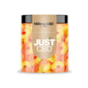 JustCBD CBD Gummies 1000mg - Peach Rings