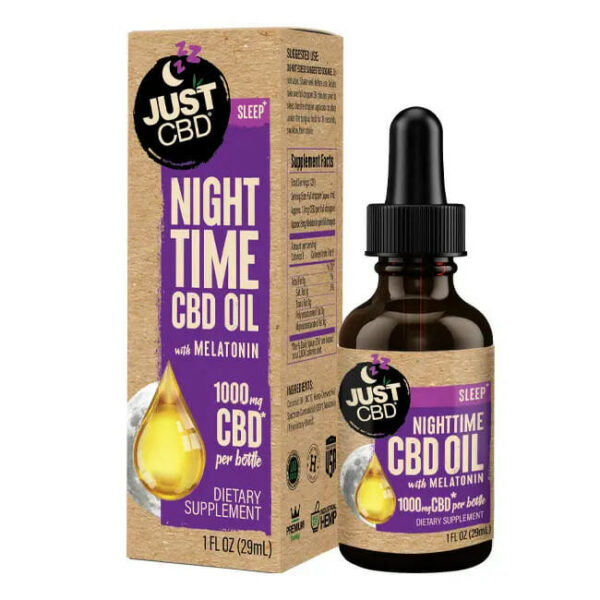 JustCBD CBD Tincture 5000mg - Nighttime Blend