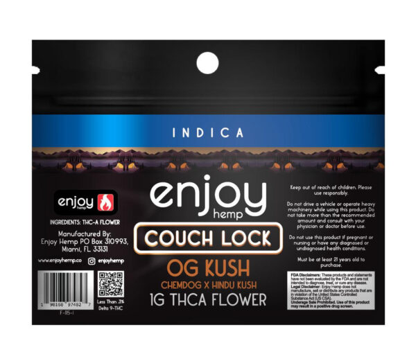 Enjoy THCA Flower 1g - OG Kush for Couch Lock