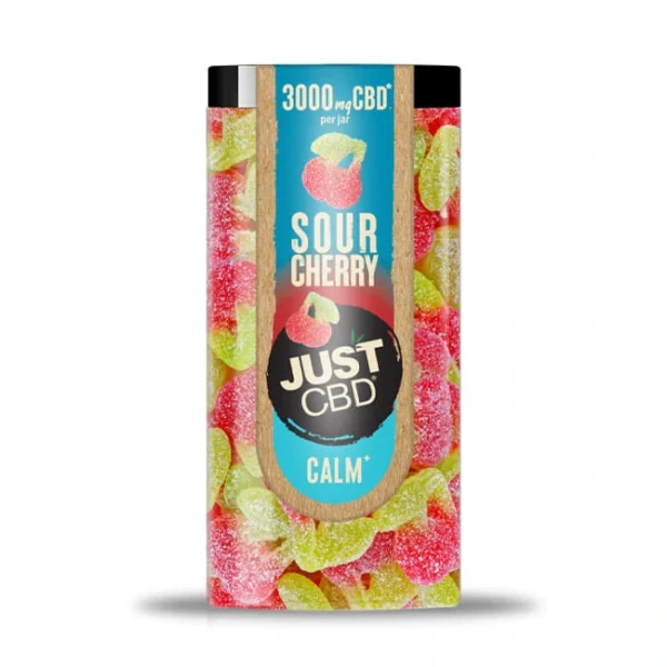 JustCBD CBD Gummies 3000mg - Sour Cherries