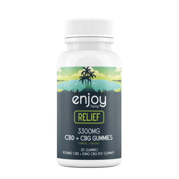 Enjoy CBD/CBG Gummies 3300mg - Relief