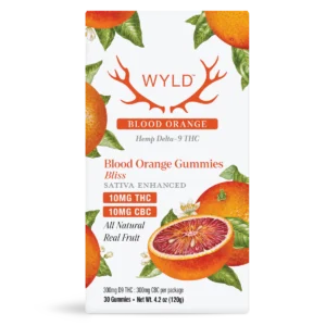 Wyld Blood Orange THC + CBC Gummies – Bliss