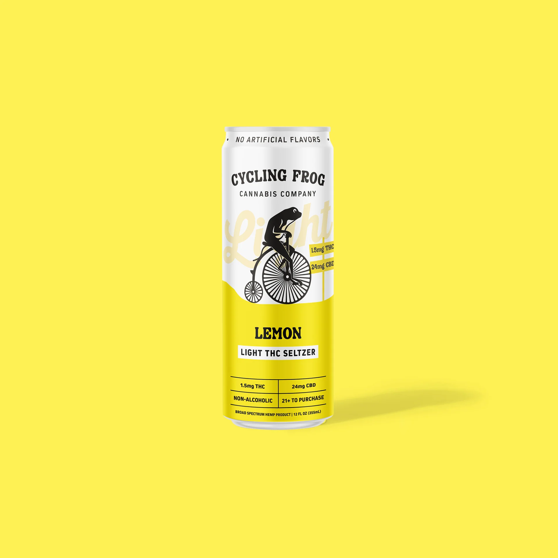 Lemon THC Light Seltzer – Low Dose Drink
