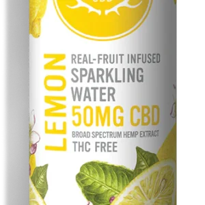 Lemon CBD Sparkling Water – Hemp Drink