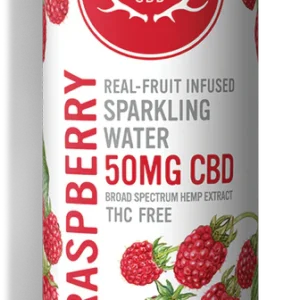 Raspberry Sparkling CBD Water