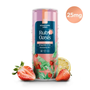 Ruby Oasis THC Lemonade 25mg Drink