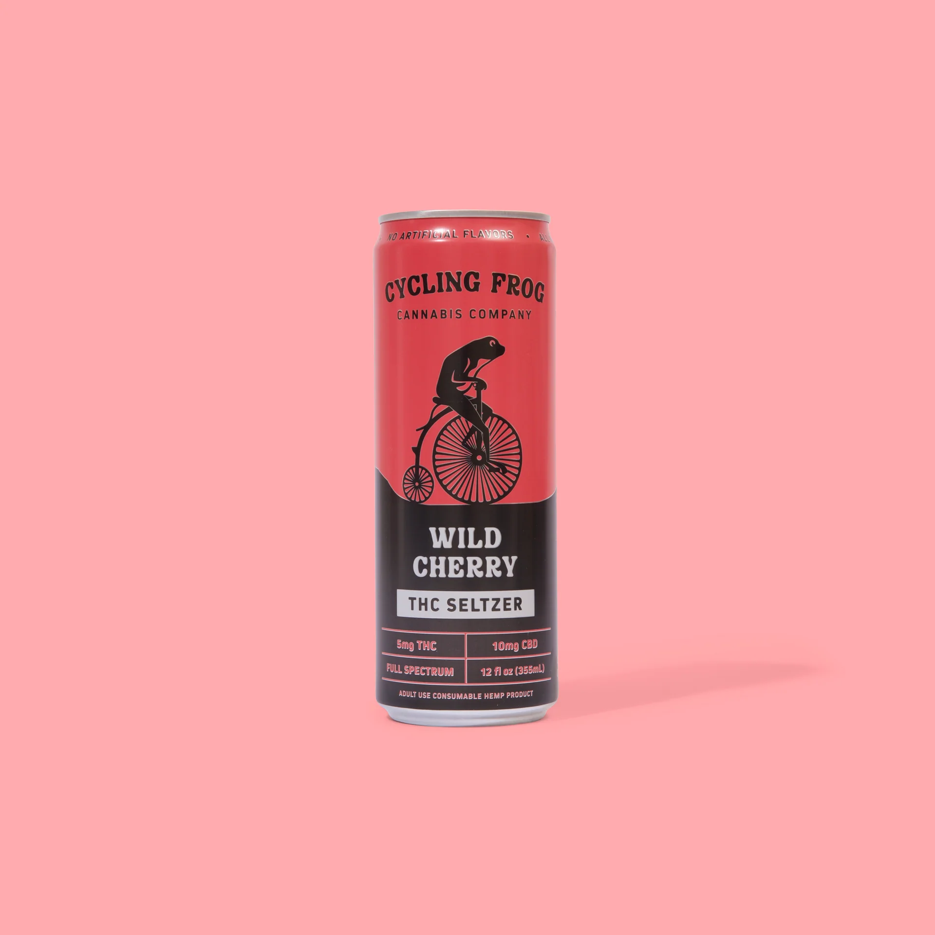 Wild Cherry THC Seltzer – Hemp Drink